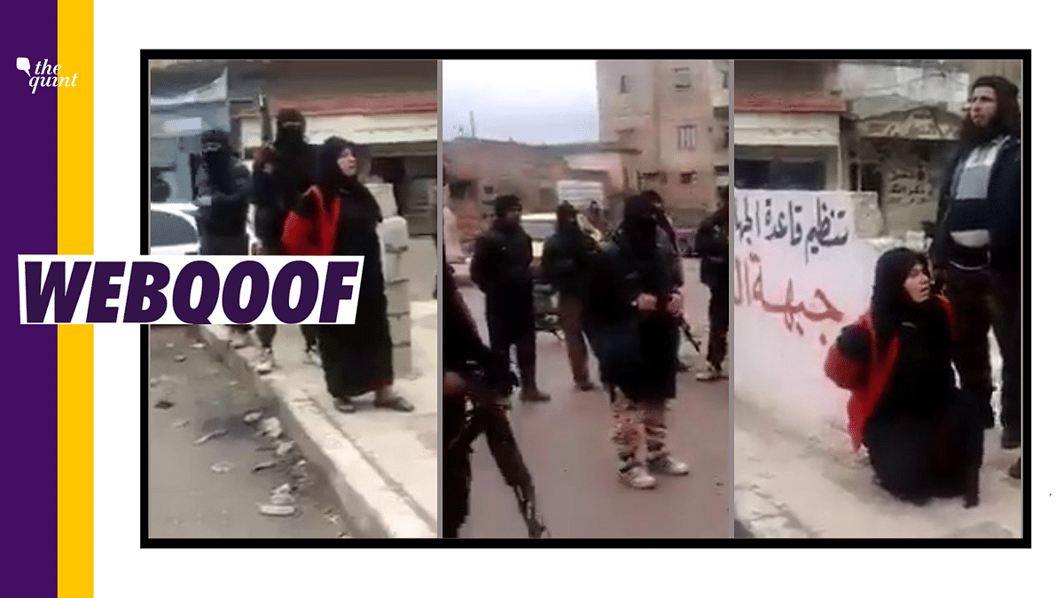 Old Clip From Syria Shared as 'Woman Executed in Afghanistan by Taliban'