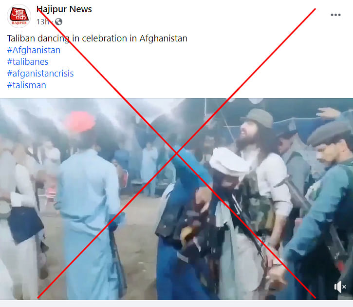 The video appeared on the internet at least as early as March, months before the Taliban's takeover of Afghanistan.