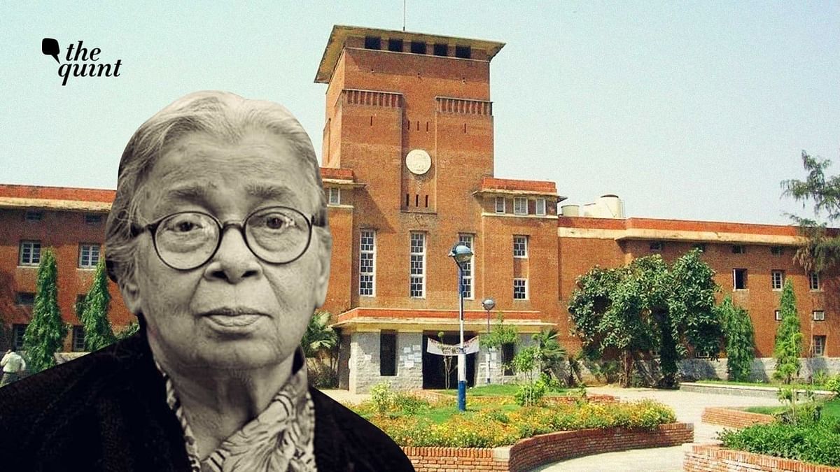 <div class="paragraphs"><p>Amid vehement dissent from stakeholders, the University of Delhi on Tuesday, 24 July, axed Bengali scholar Mahasweta Devi’s revolutionary short story 'Draupadi' from its BA English Honours syllabus.</p></div>