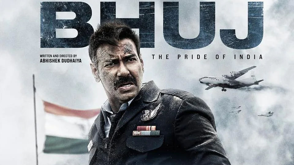 <div class="paragraphs"><p>Ajay Devgn in a poster from<em> Bhuj: The Pride of India.</em></p></div>
