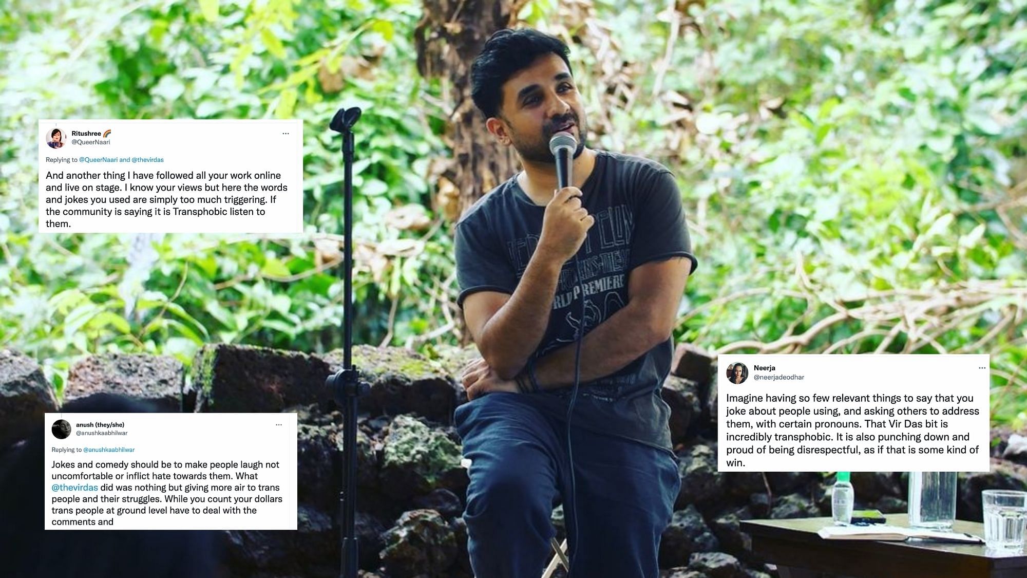 <div class="paragraphs"><p>Vir Das is being called out for transphobia on Twitter.</p></div>