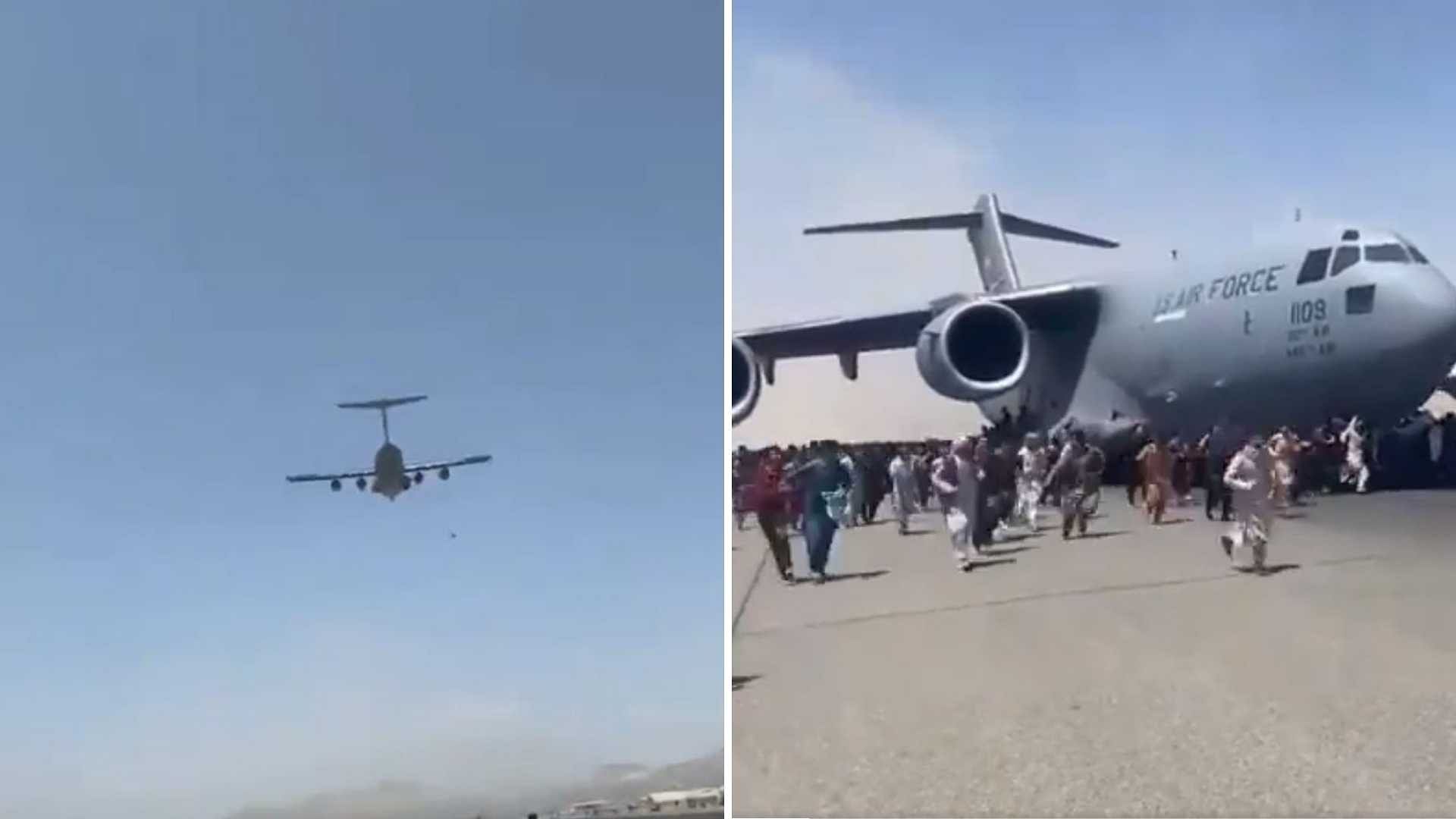 <div class="paragraphs"><p>The chaos at the Kabul airport emerged after the Taliban took control of the city and President Ashraf Ghani fled.</p></div>