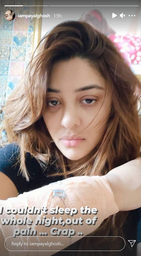 Payal Ghosh has claimed that she injured herself while trying to escape the attackers.