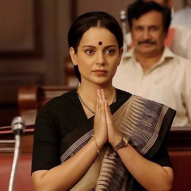 Kangana Ranaut plays the role of Tamil actor-politician J Jayalalithaa in her biopic 'Thalaivii.'