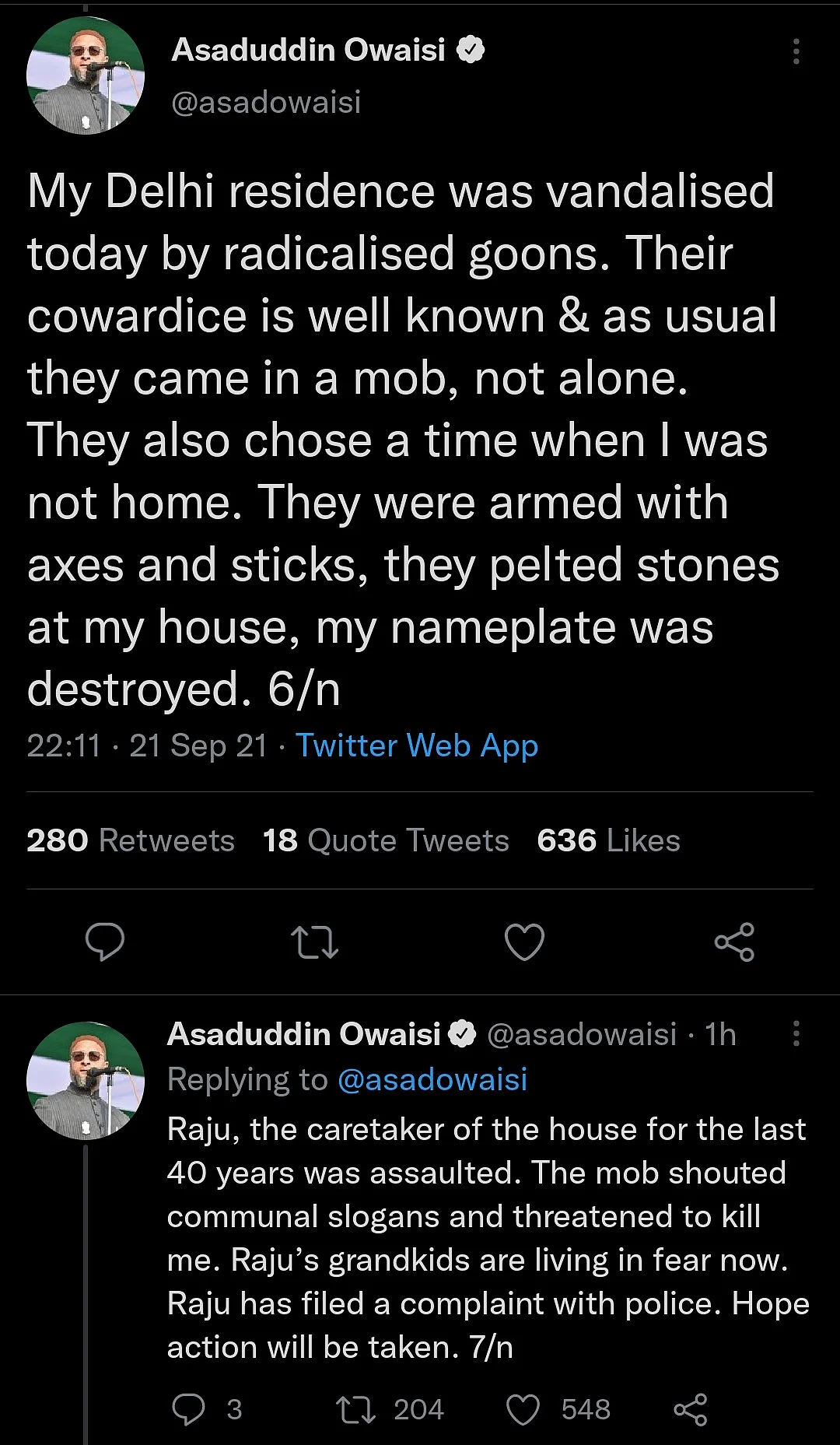 'Who Radicalised Them?' Owaisi Asks After Hindu Sena Allegedly Attacks His Home
