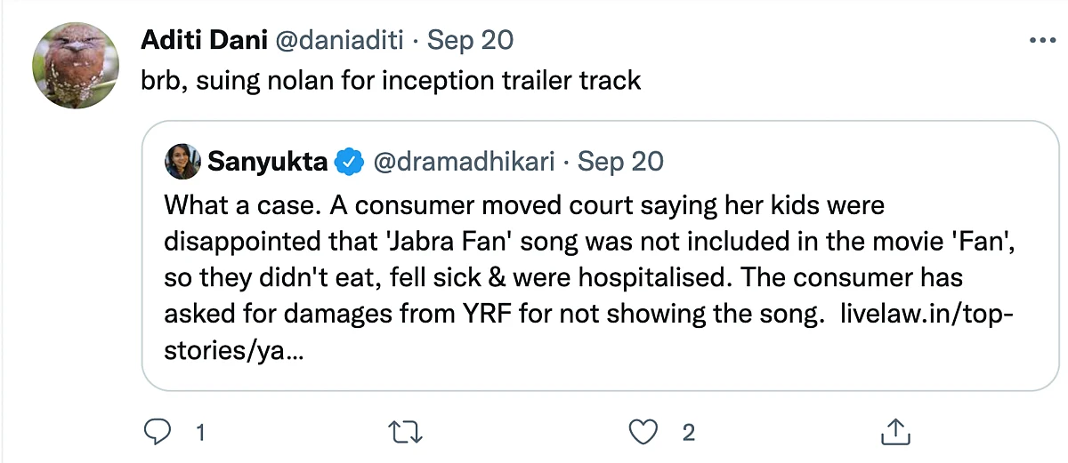 Woman Who Sued YRF for Excluding Jabra Fan Song from ‘Fan’ Gets Compensation
