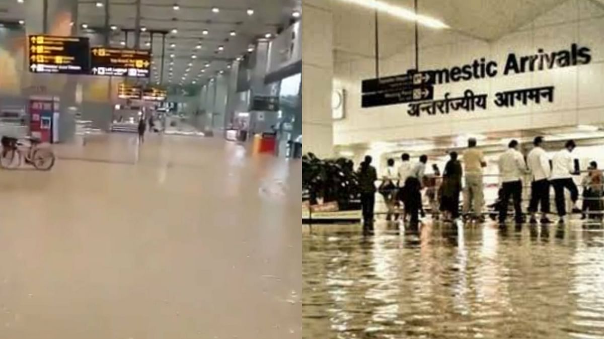 Watch: Delhi Airport Flooded, Flight Operations Continue Unhindered