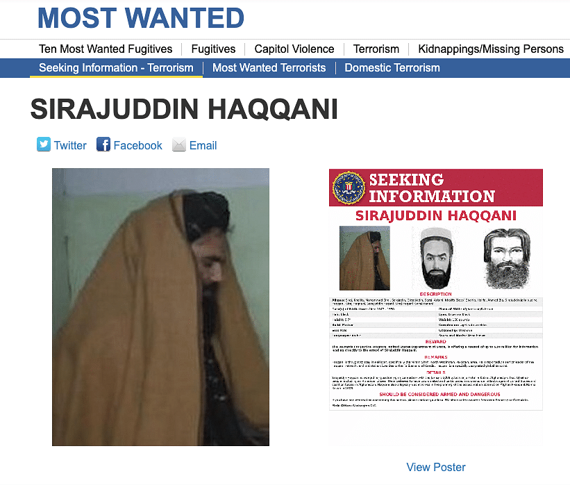 Sirajuddin Haqqani has been named interior minister. He features in the FBI's most wanted list for terrorism.