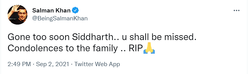 Bigg Boss winner Sidharth Shukla passed away due to a heart attack. 