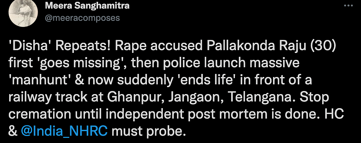 'Justice Served': Netizens After Saidabad Rape Accused Found Dead
