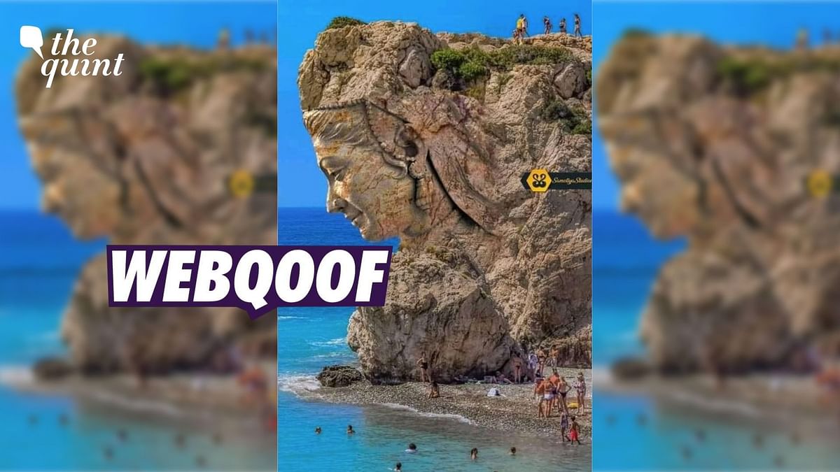 Morphed Image of Aphrodite's Rock in Cyprus Goes Viral on Facebook
