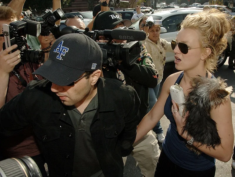 <div class="paragraphs"><p>A still from <em>Framing Britney Spears</em>.</p></div>