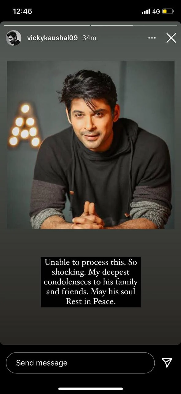 No Age to Go: Salman Khan, Vicky Kaushal, Others Mourn Sidharth Shukla's Demise