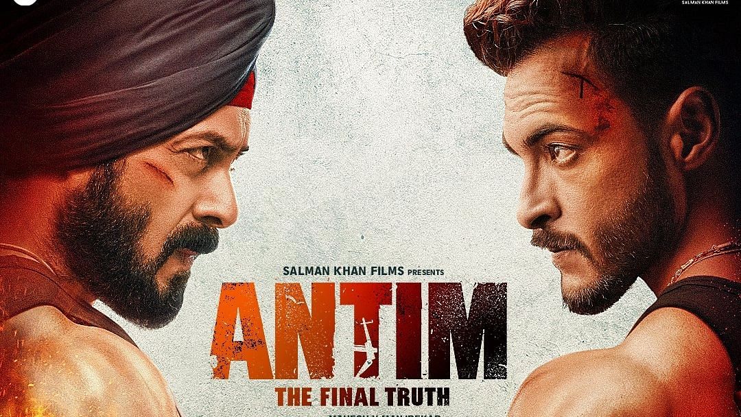 <div class="paragraphs"><p>Salman Khan and Aayush Sharma in the&nbsp;<em>Antim: The Final Truth&nbsp;</em>poster.</p></div>