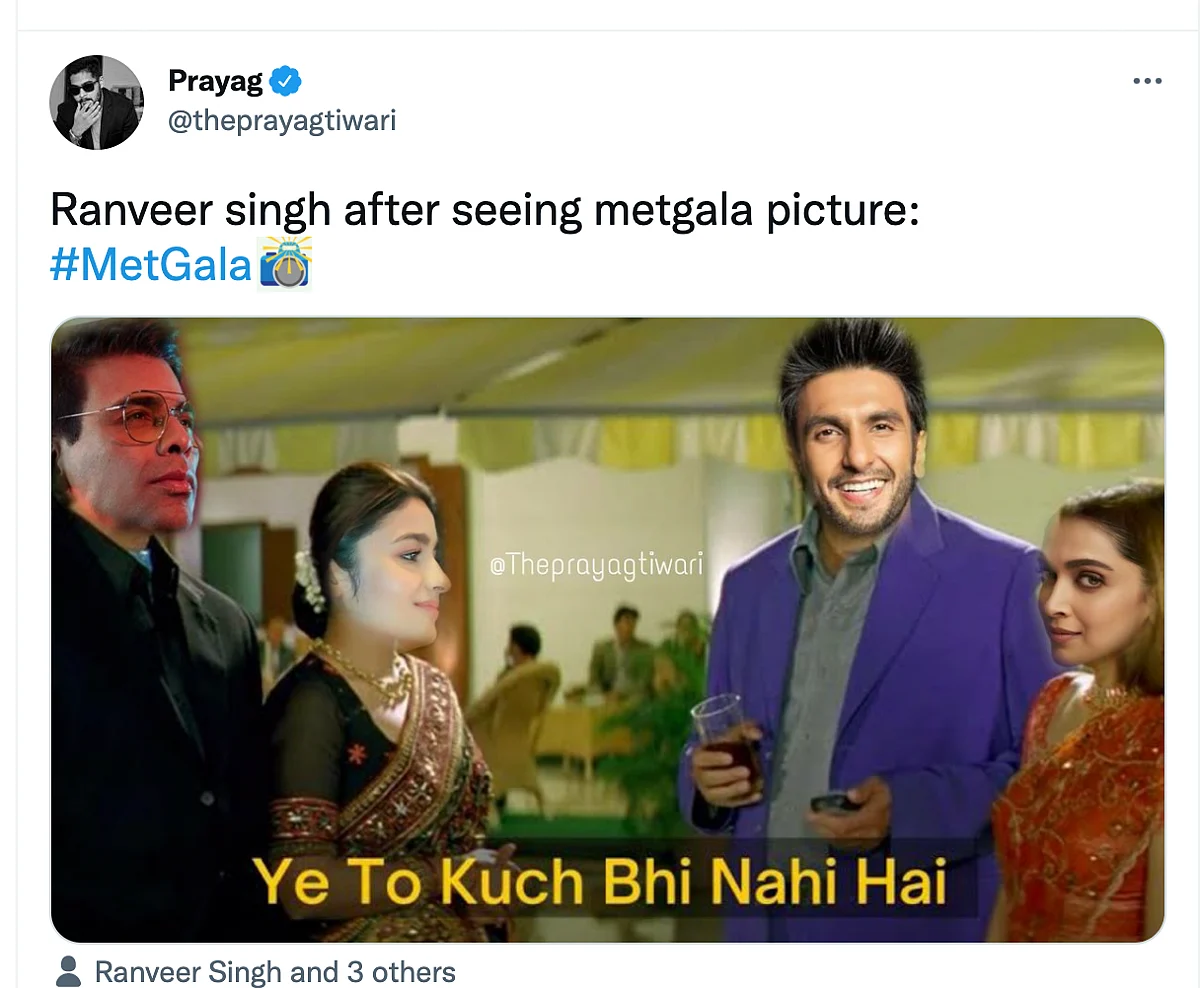 Ranveer Singh Memes Flood The Internet, Courtesy Met Gala 2021