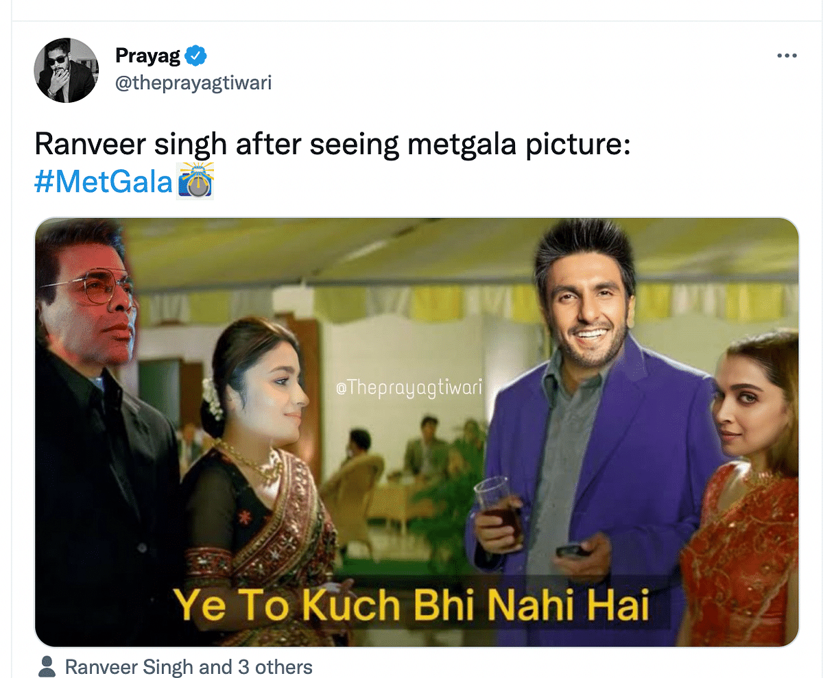 Desi Twitter demands Ranveer Singh be invited to Met Gala after photos from the red carpet surface.