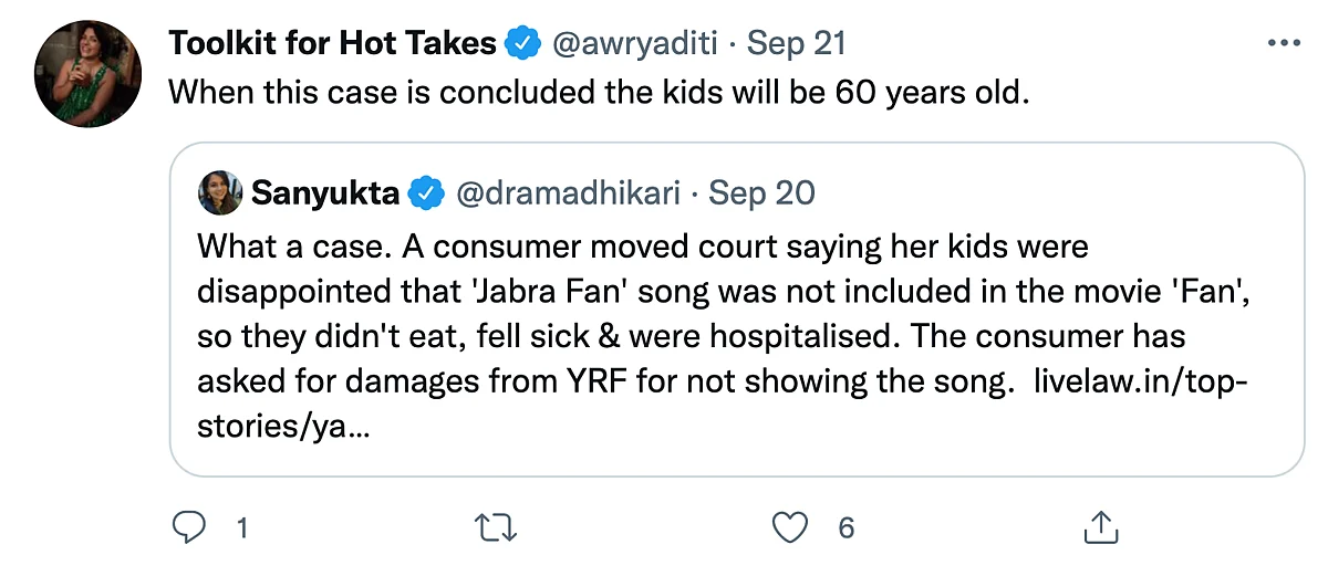 Woman Who Sued YRF for Excluding Jabra Fan Song from ‘Fan’ Gets Compensation