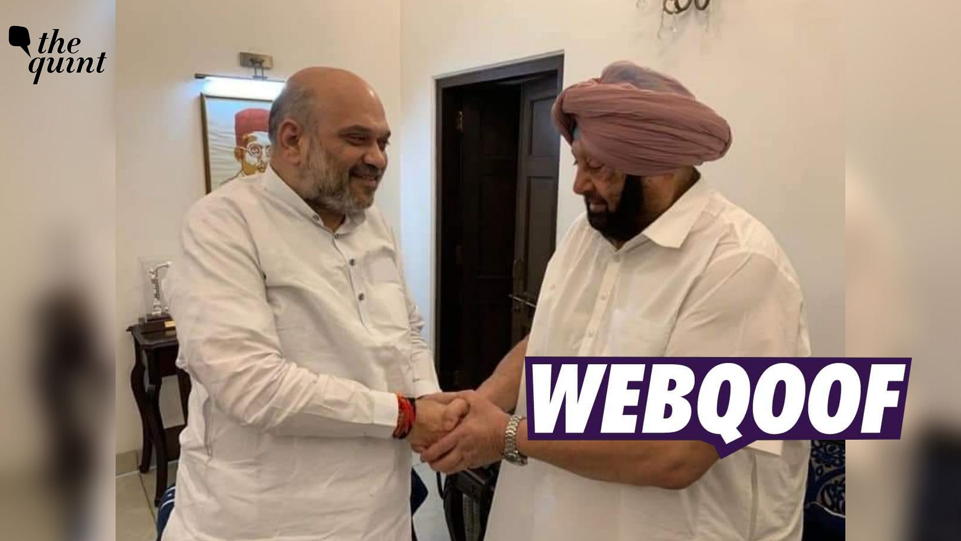 <div class="paragraphs"><p>The claim states that Amarinder Singh met Amit Shah and would join the BJP.&nbsp;</p></div>