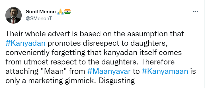 Most people have appreciated the progressive message in the new Manyavar ad, while others have condemned it.