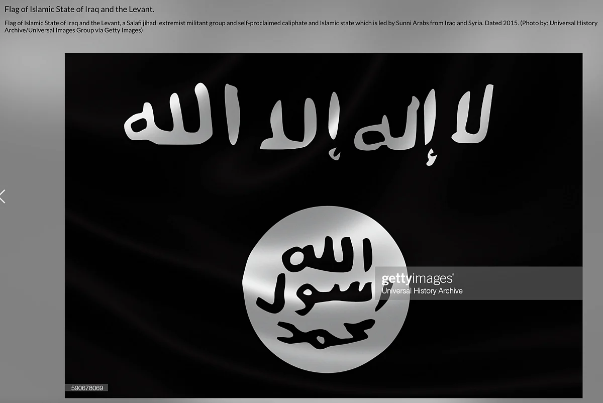 <div class="paragraphs"><p>The ISIS flag.</p></div>