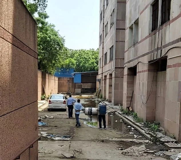 <div class="paragraphs"><p>The PSA Oxygen plant site at Bhagwan Mahavir hospital. The plant is yet to be installed. </p></div>