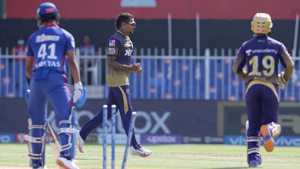 It was the first time in Sharjah in the IPL that an innings did not have a six as KKR bowled brilliantly against DC.