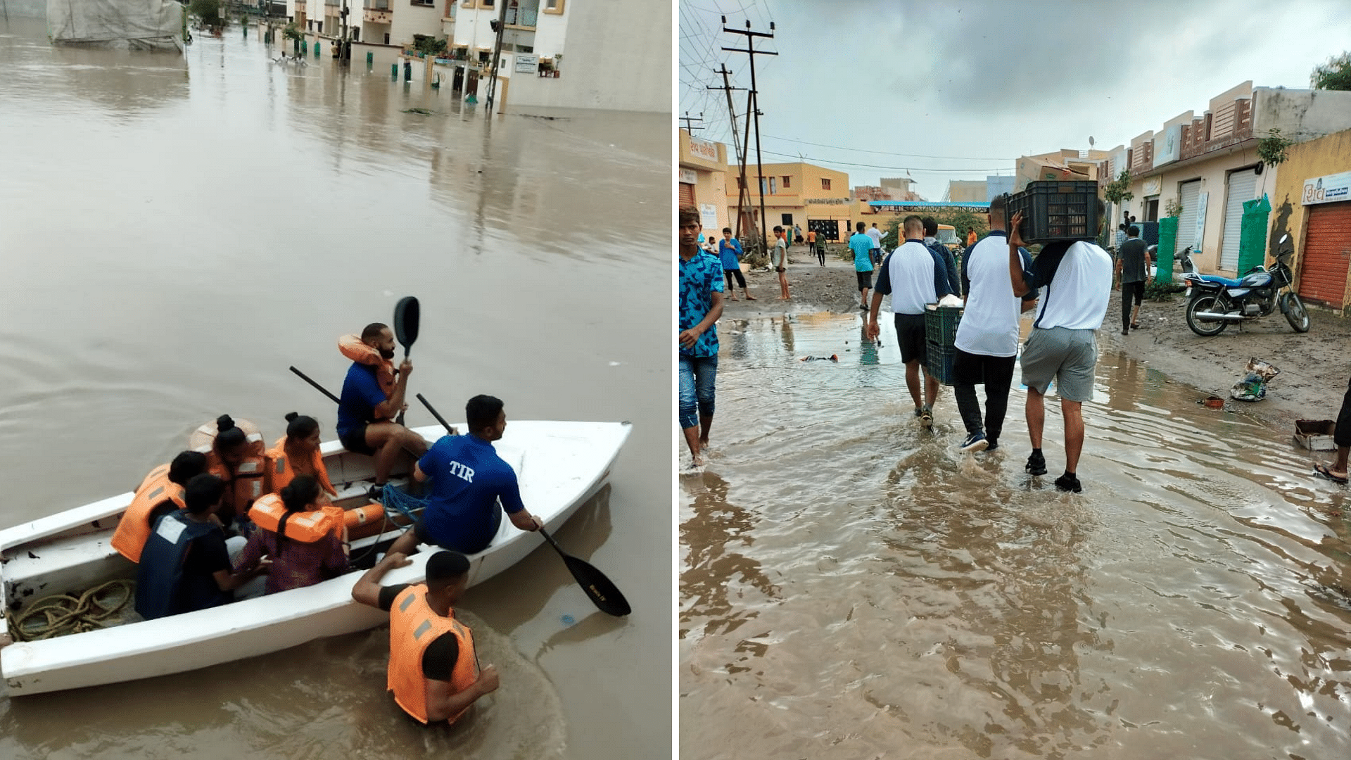 <div class="paragraphs"><p>Gujarat Floods: At least 7,000 people have been evacuated from flood-prone areas of Gujarat's Rajkot and Jamnagar.&nbsp;</p></div>