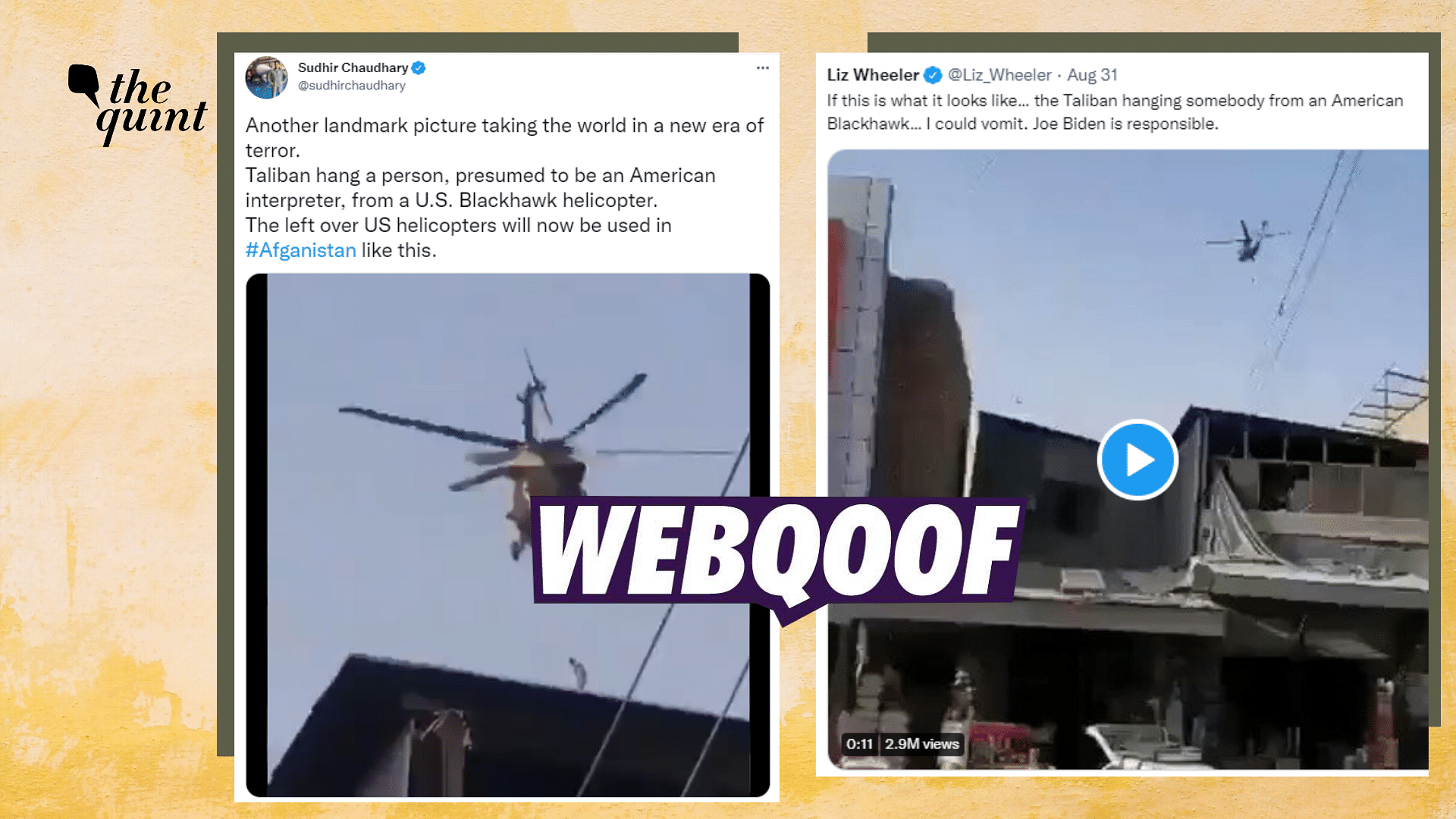 <div class="paragraphs"><p>Fact-Check | A short video clip of a man dangling from a helicopter has been shared as the Taliban executing an interpreter.</p></div>