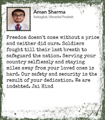 We Asked You To Write Messages To Our 'Shershaah' Soldiers, And You Delivered!