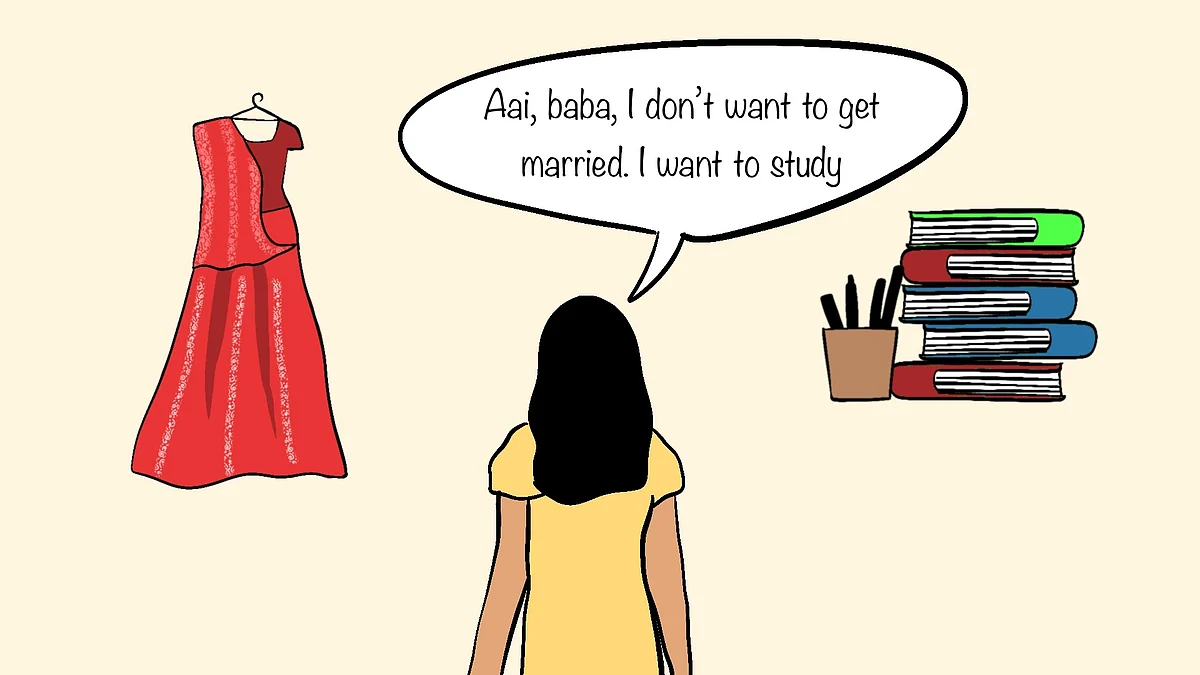 <div class="paragraphs"><p>When Shikha first learnt about her marriage, she told her parents that she wants to continue her studies.</p></div>