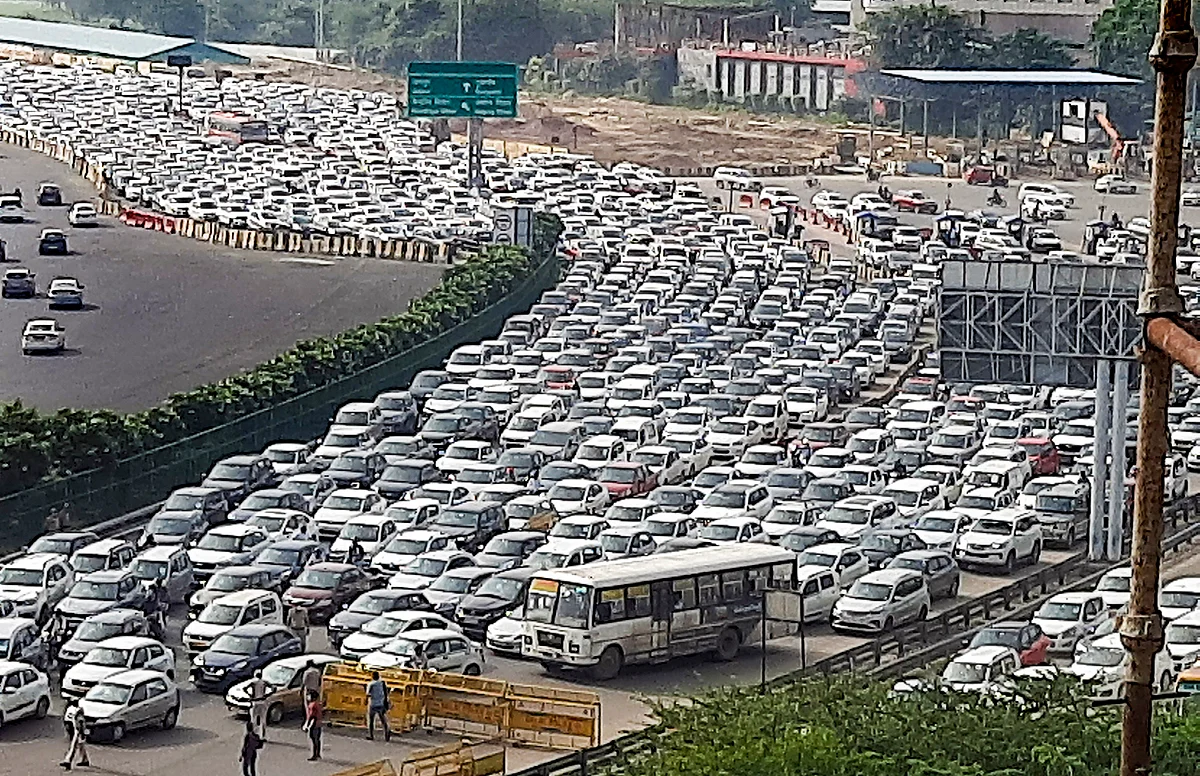 Bharat Bandh: Traffic Snarls Across Delhi-NCR; Gurugram Border Chokes