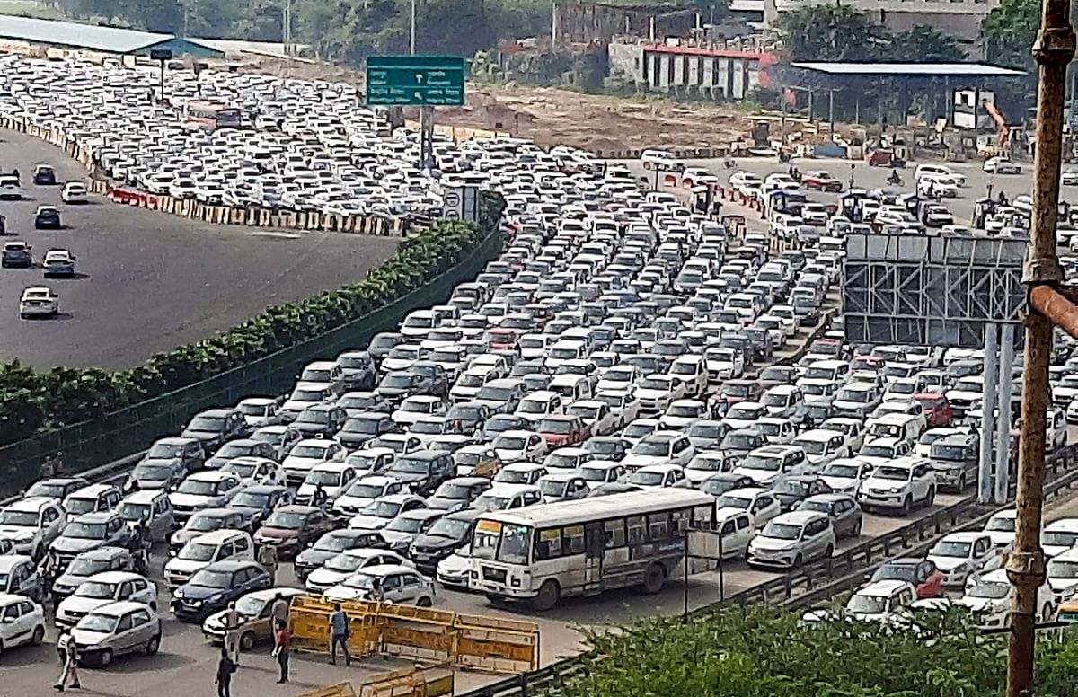 Regular vehicular movement resumed in the national capital later in the day, as per the Delhi Traffic Police.