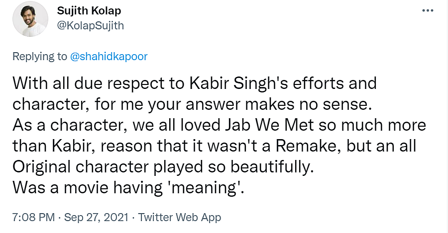 Shahid Kapoor Trolled On Twitter For Picking Kabir Singh Over Jab We Met