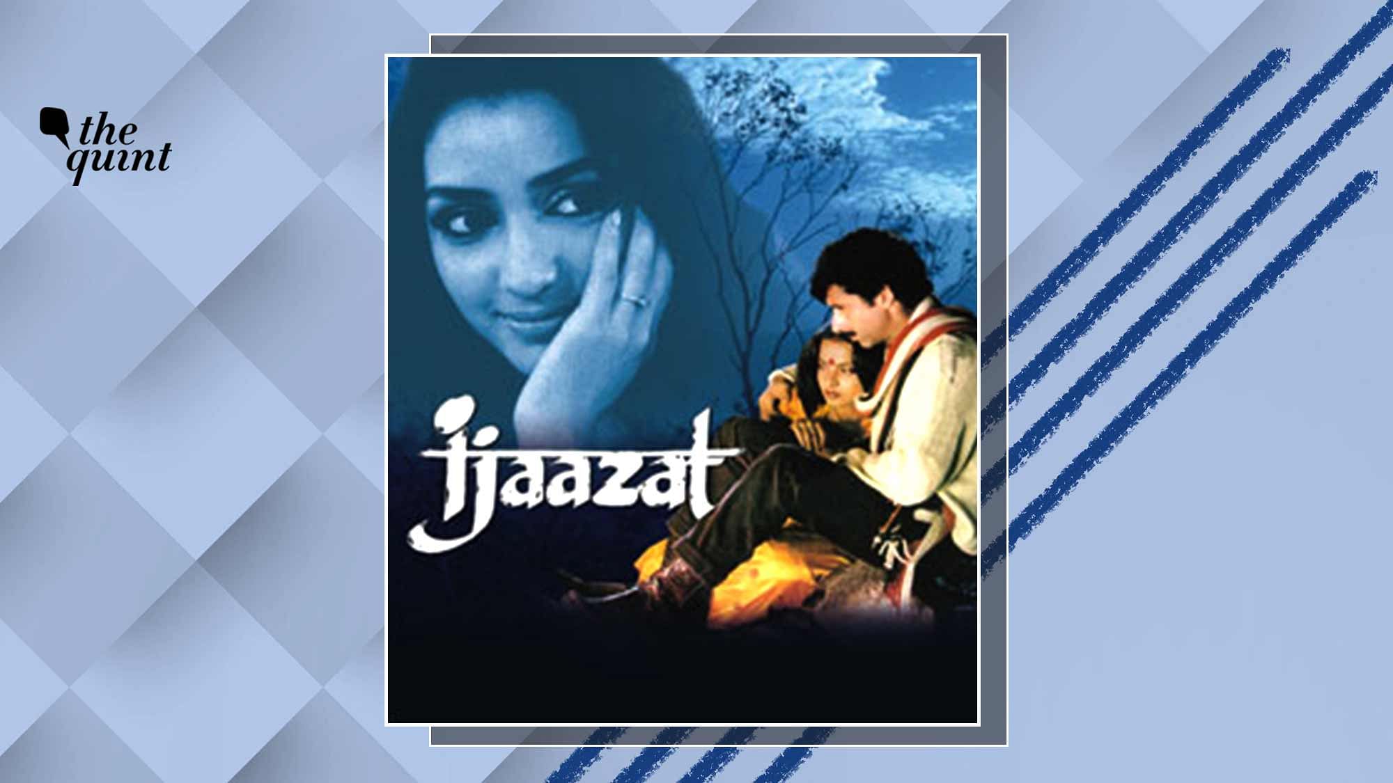 <div class="paragraphs"><p>Ijaazat film's poster, starring Rekha, Naseeruddin Shah and Anuradha Patel.</p></div>