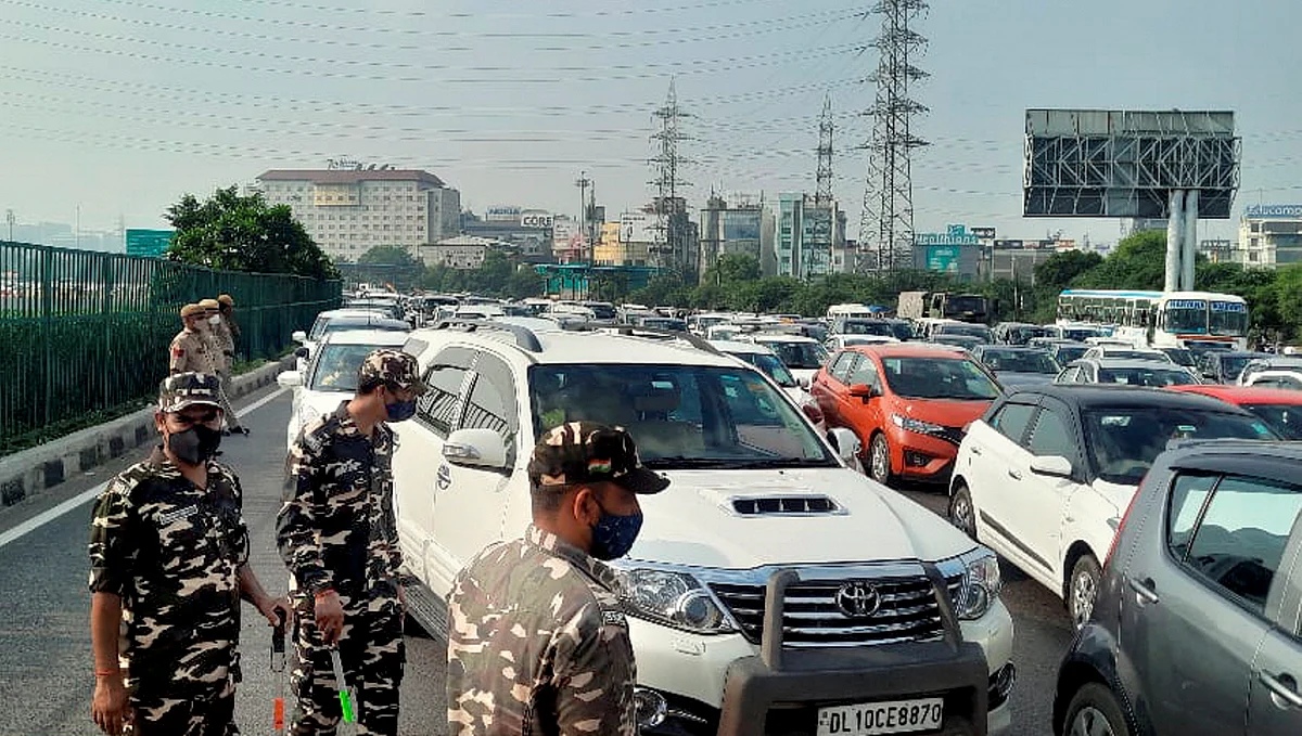 Bharat Bandh: Traffic Snarls Across Delhi-NCR; Gurugram Border Chokes