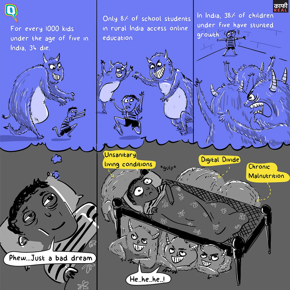 For Children in India, The Monsters Under the Bed Are Kaafi Real