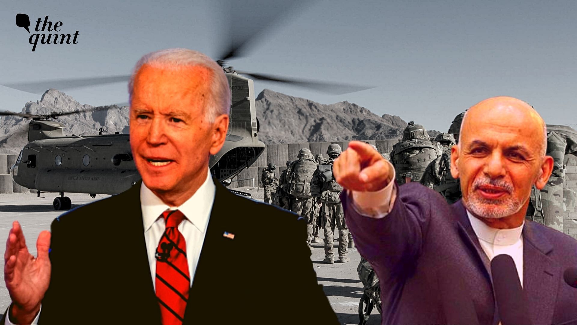 <div class="paragraphs"><p><a href="https://www.thequint.com/news/world/joe-biden-united-states-troops-complete-withdrawal-afghanistan-taliban">United States President Joe Biden</a>, as well as <a href="https://www.thequint.com/topic/afghanistan-crisis">Afghanistan</a> President Ashraf Ghani, appeared unaware of the immediate danger of a Taliban take-over, in their last phone call, on 23 July, as per a Reuters report.</p><p></p></div>