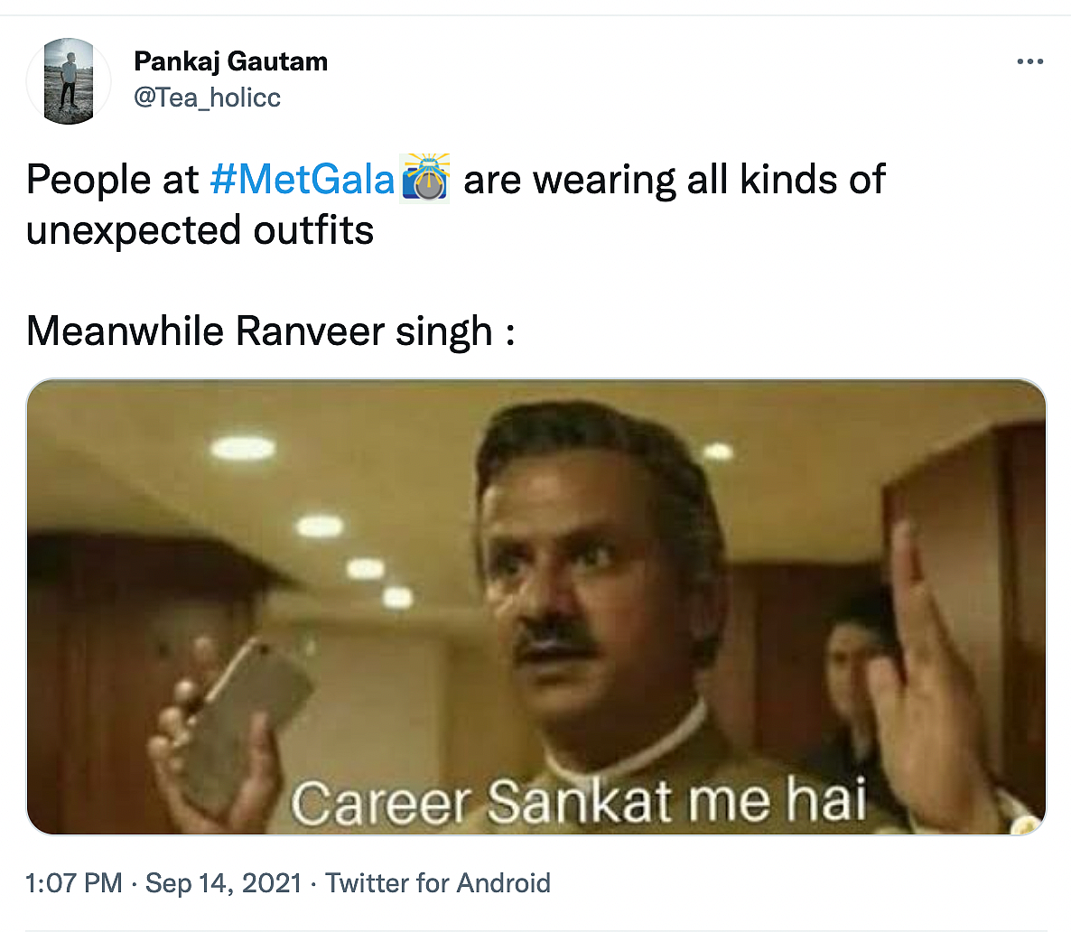 Ranveer Singh Memes Flood The Internet, Courtesy Met Gala 2021