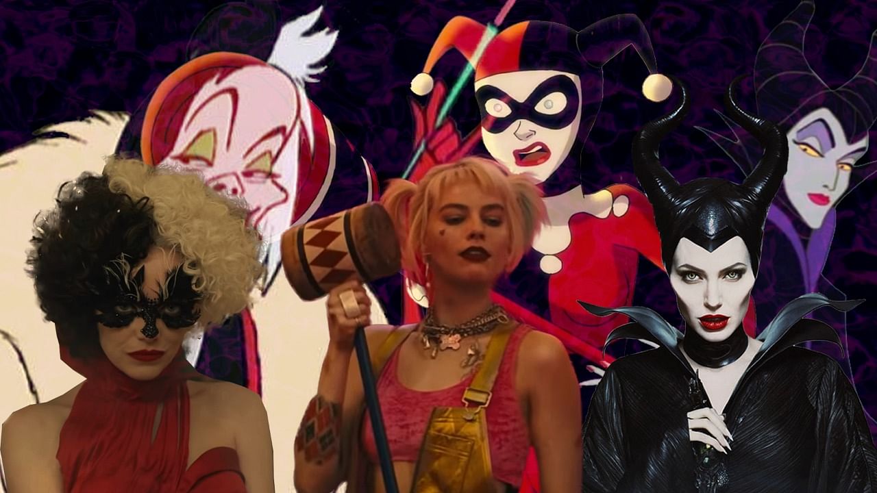 <div class="paragraphs"><p>Anti-heroes in Cruella deVil, Maleficent and Harley Quinn.</p></div>