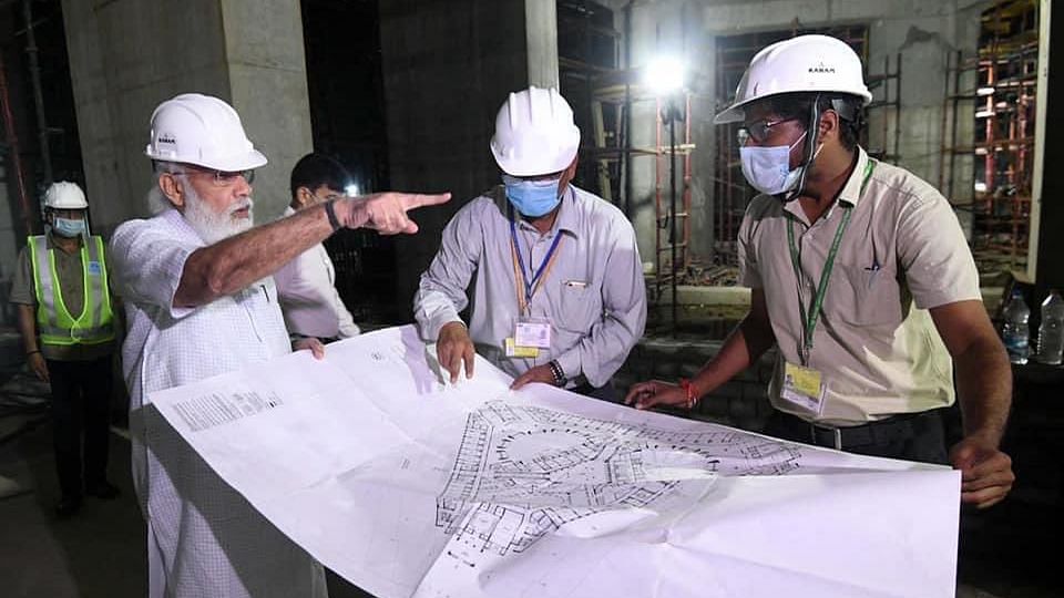 <div class="paragraphs"><p>PM Narendra Modi visited the construction site of the new Parliament building late on Sunday, 26 September evening to do first-hand inspection of the progress of the work.</p></div>