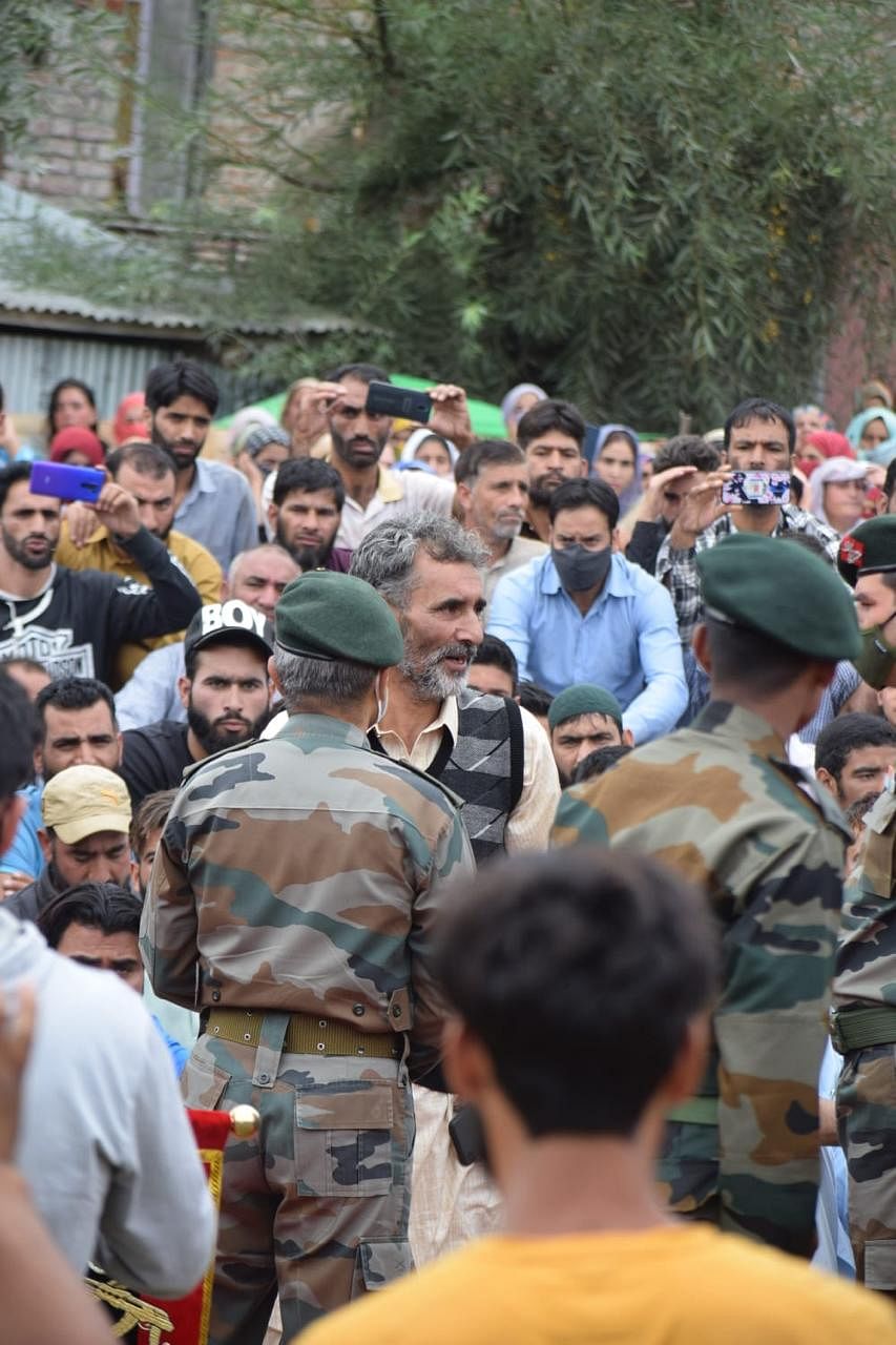Missing army rifleman's decomposed body was found in Kulgam district after 13 months.
