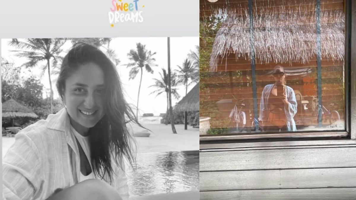 Kareena Kapoor has shared a bunch of photos from her Maldives vacation. 