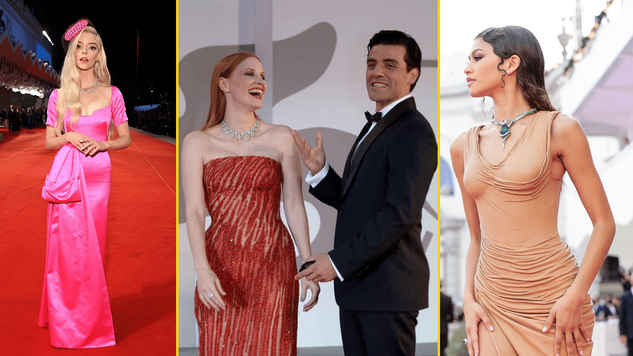 <div class="paragraphs"><p>Anya Taylor Joy, Jessica Chastain and Oscar Isaac, and Zendaya at the Venice Film Festival 2021.</p></div>