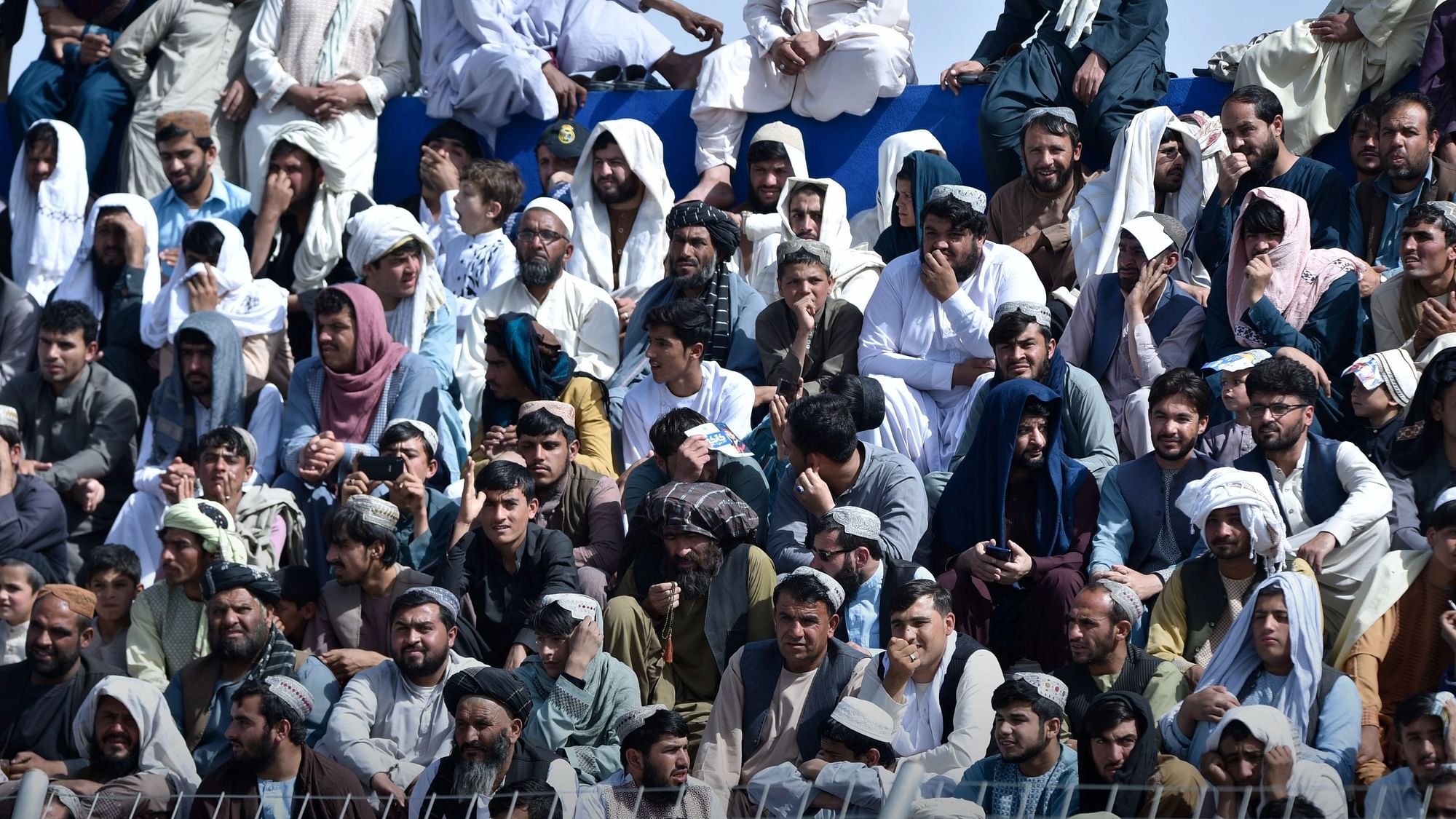 <div class="paragraphs"><p>File picture of fans watching a cricket match. In a new development, the Taliban confirmed  that women in Afghanistan will not be allowed to play any sports</p></div>