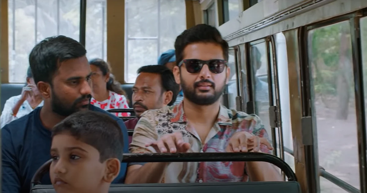 <div class="paragraphs"><p>Nithiin as Arun, the piano player who pretends to be blind, in <em>Maestro.</em></p></div>