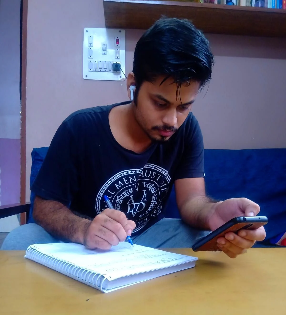 <div class="paragraphs"><p>Zaid Ilyas, 20, third-year BSc Zoology student, Hansraj College, says he is bored with attending online lectures on his phone. He wishes to return to the campus but does not think it will happen soon.</p></div>