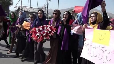 <div class="paragraphs"><p>Women stage protest in Kabul against Taliban policies. Image used for representational purposes only.</p></div>