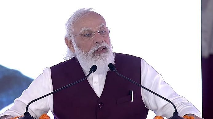<div class="paragraphs"><p>Prime Minister Narendra Modi lashed out at critics of Central Vista project on Thursday, 16 September, during the inauguration of the Defence Offices Complexes in Delhi.</p></div>