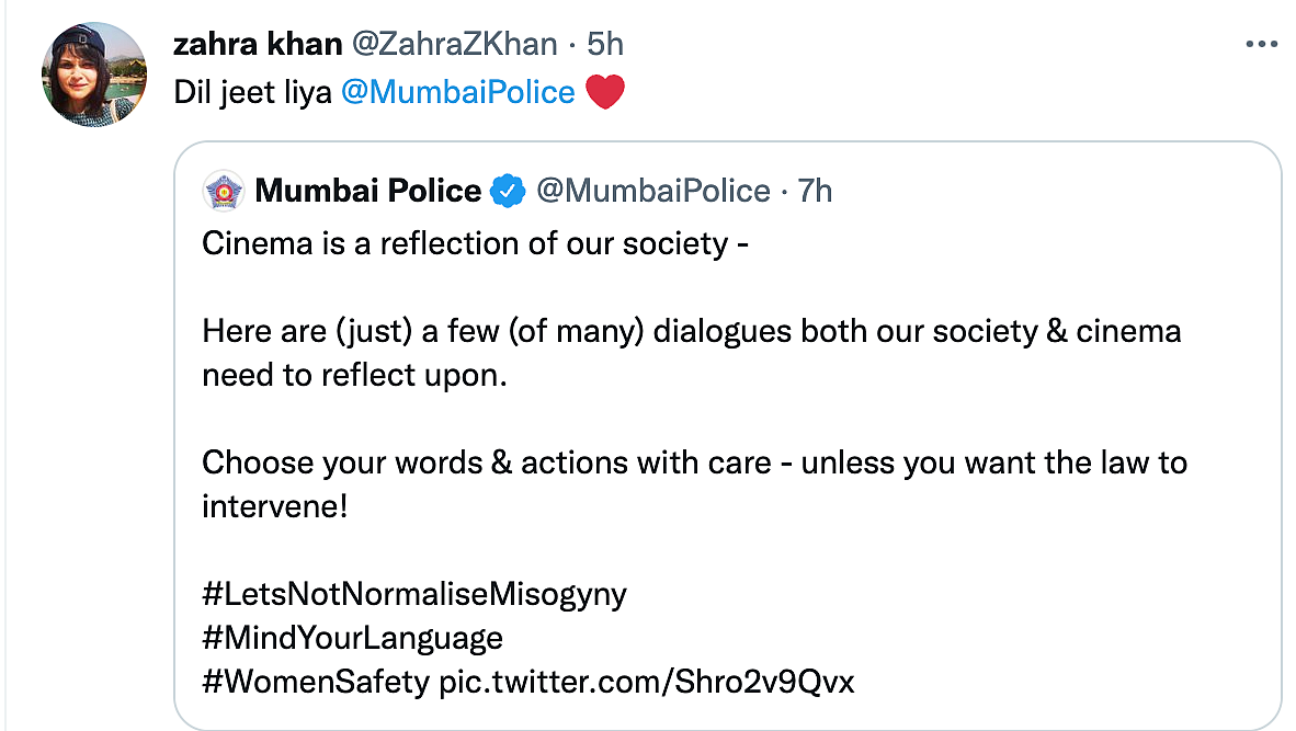 ‘Let’s Not Normalize Misogyny’: Mumbai Police’s Latest Post Wins Hearts