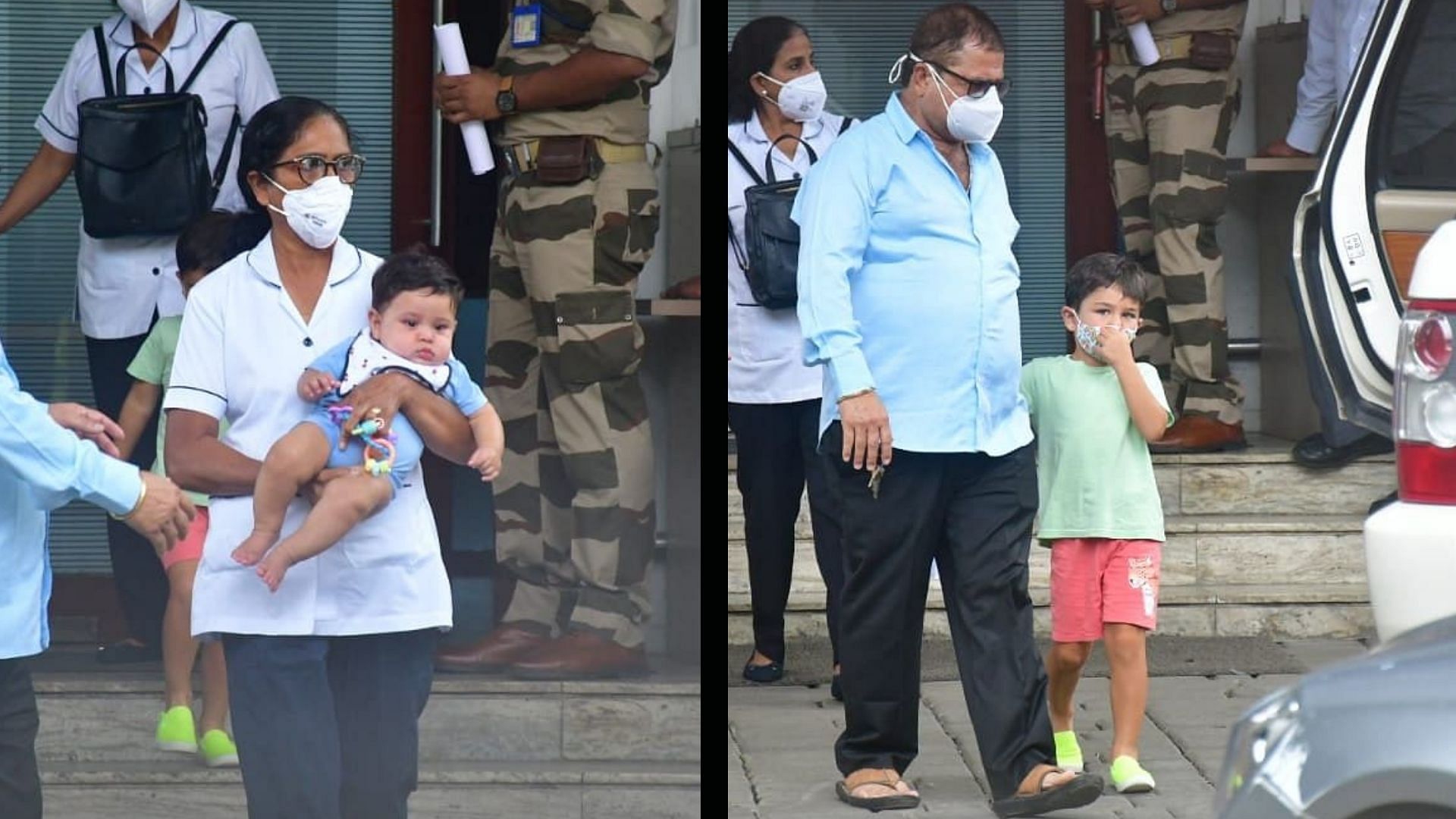 <div class="paragraphs"><p>Jeh Ali Khan and Taimur Ali Khan clicked as they get back from Maldives.</p></div>